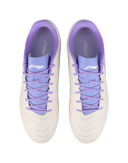 Li-Ning Jin 2 "White Purple" YSFV005-4 - Entry-Level Multi-Ground Soccer Shoe Unisex