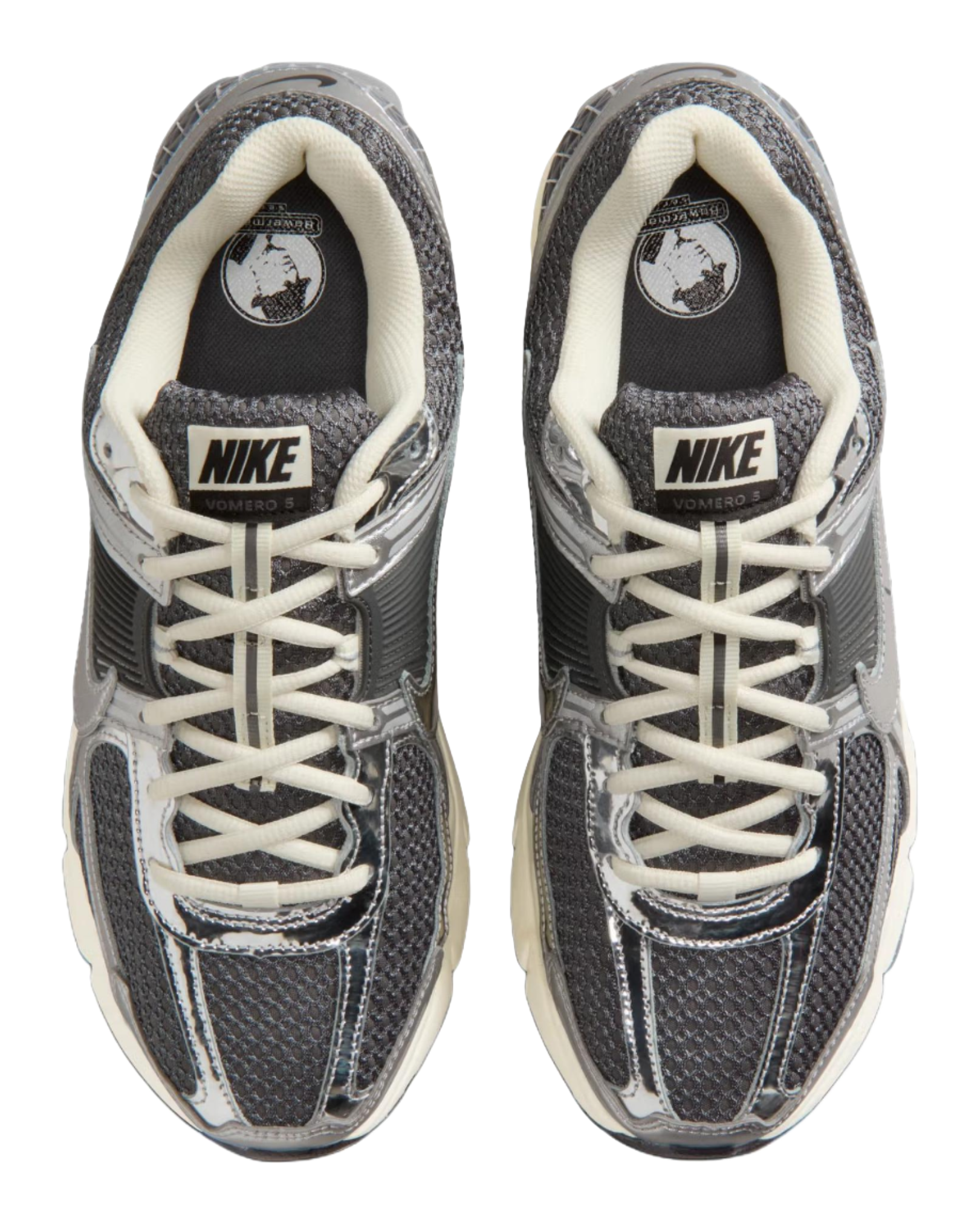 Nike Zoom Vomero 5 Running Shoes Mens Gray Silver  vjsneaker.com