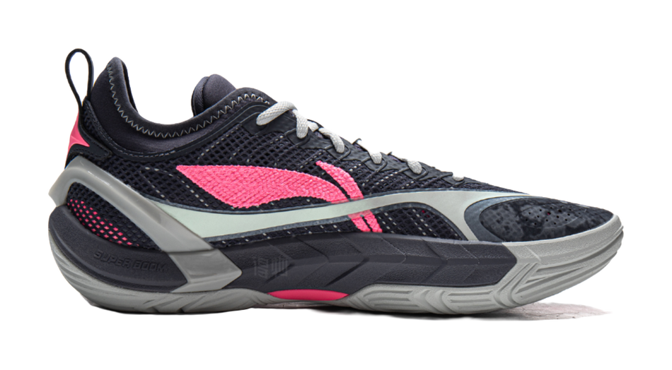 Li Ning BadFive Guerrilla 2 SUPER Low top Basketball Shoes Mens Gray Black