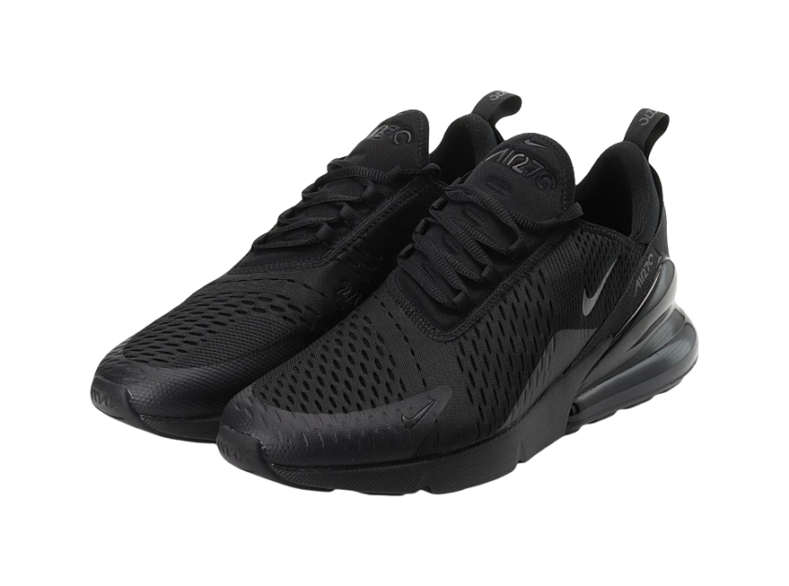 Nike Air Max 270 Triple Black Sneakers  vjsneaker.com
