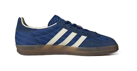 Gazelle Wmns Adidas Originals Indoor Blue Pinstripe Satin Womens  vjsneaker.com