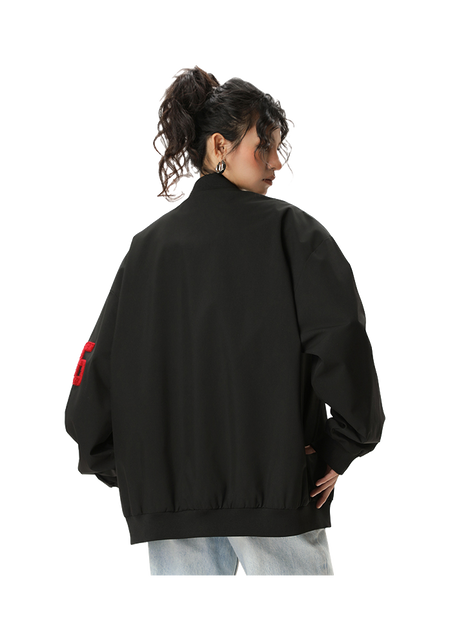 Warrior Revival Tide Cloud Sail Series Autumn and Winter Versatile Digital Loose Casual Plus Cotton Thick Long Sleeve Cotton Jacket Cotton Coat Baseball Jacket Unisex  vjsneaker.com