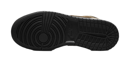 Jordan 1 Mid SE Metallic Gold Black GS  vjsneaker.com