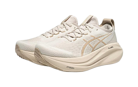 ASICS GEL NIMBUS 27 Abrasion Resistant Breathable Low top Casual Running Shoes Mens Brown Gray  vjsneaker.com