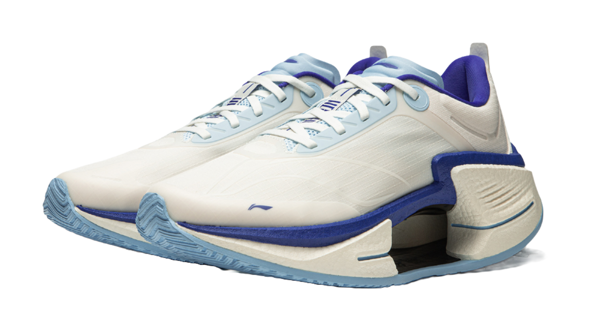 Li Ning Shadow 3 Essential Textile, TPU Cushioning Support Rebound Low top Sprint Running Shoes Mens White  VJsneaker