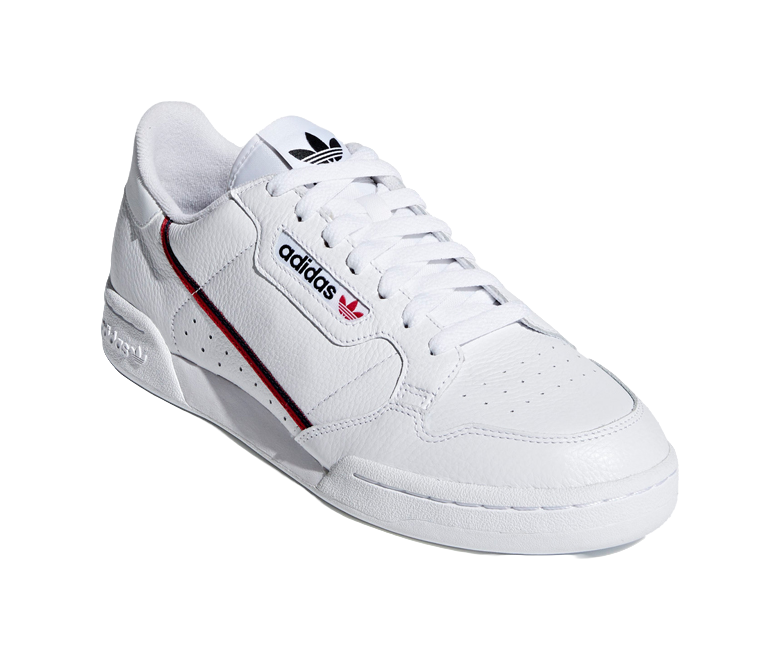 Adidas Continental 80 White Navy Scarlet  vjsneaker.com