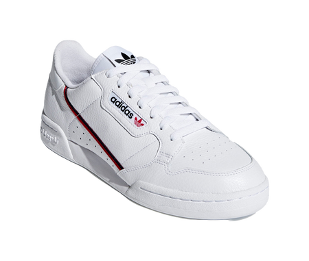 Adidas Continental 80 White Navy Scarlet  vjsneaker.com