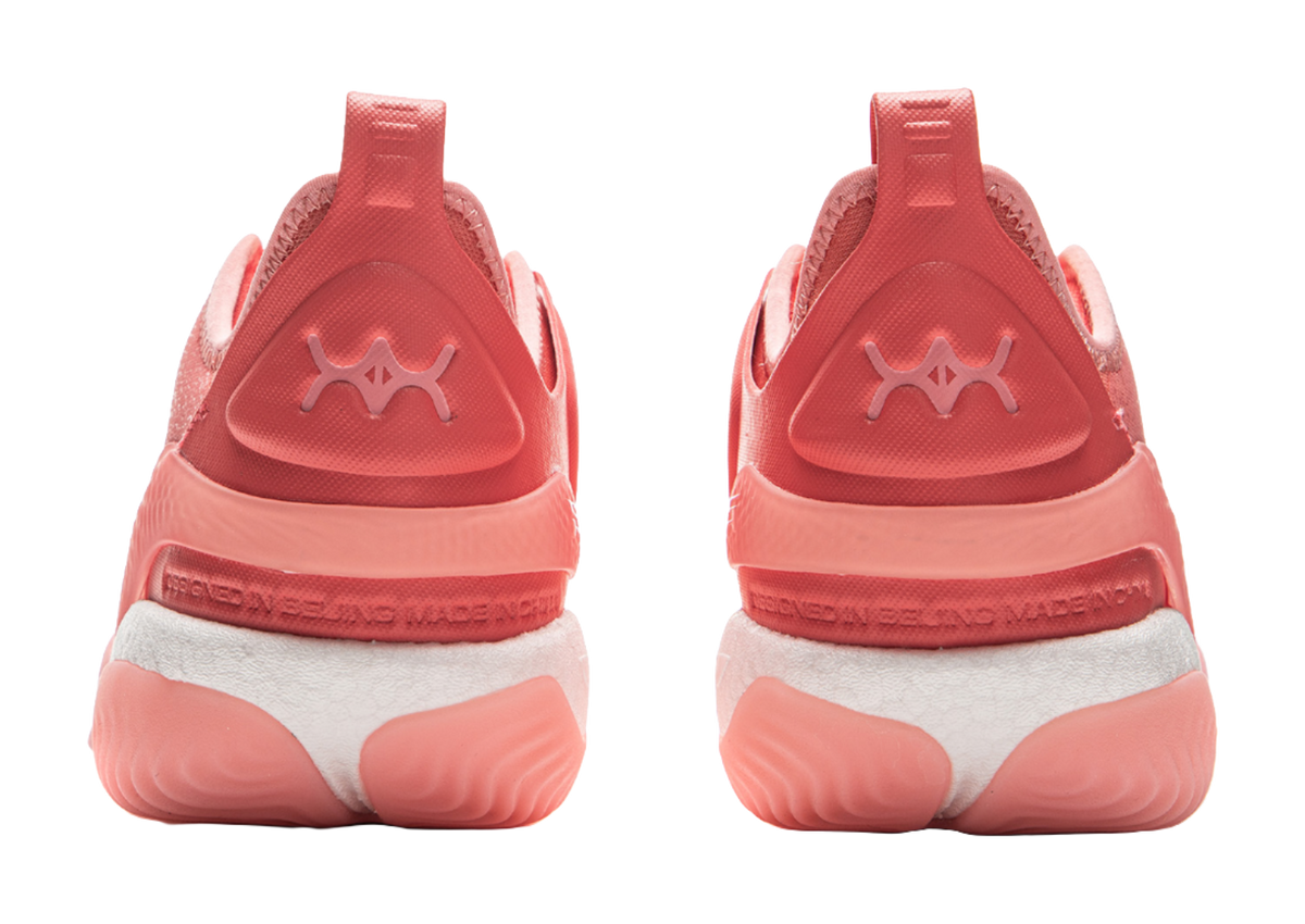 Li Ning Yushuai 19V2 Basketball Shoes Mens Low top Pink Orange  VJSNEAKER