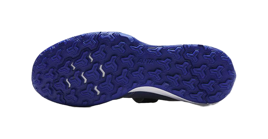 Antakids Low top Kids Soccer Shoes Silver Black Blue Kids  VJSNEAKER