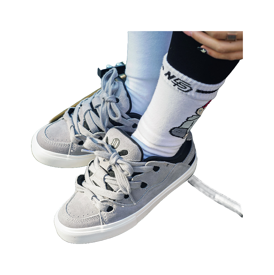 Ollieskate Low top Skateboard Shoes Unisex Dark Gray 