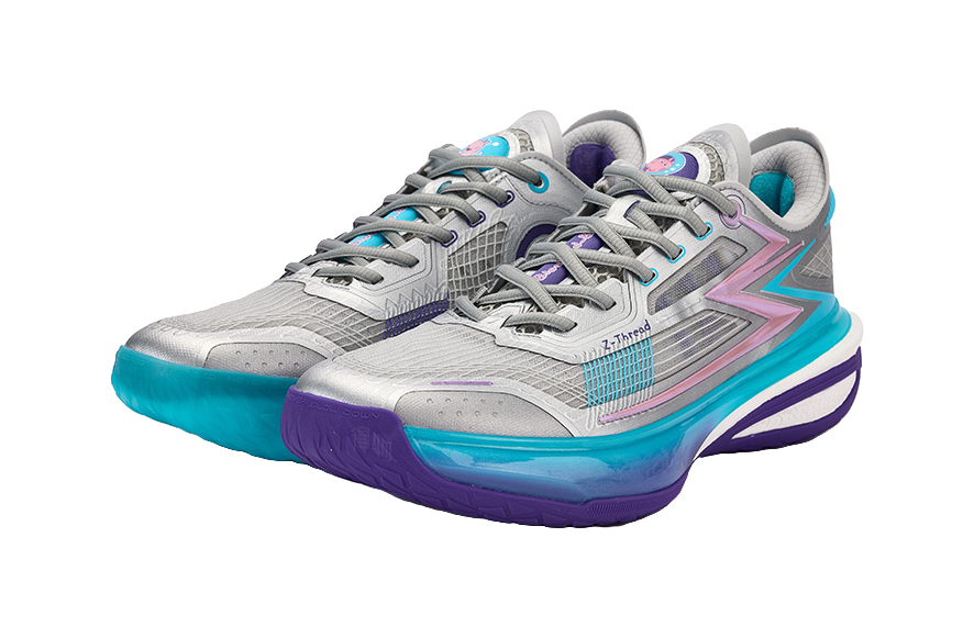 361° Blitz BB Shock Absorbers Slip Resistant Abrasion Resistant Low top Basketball Shoes Mens Blue Button  vjsneaker.com