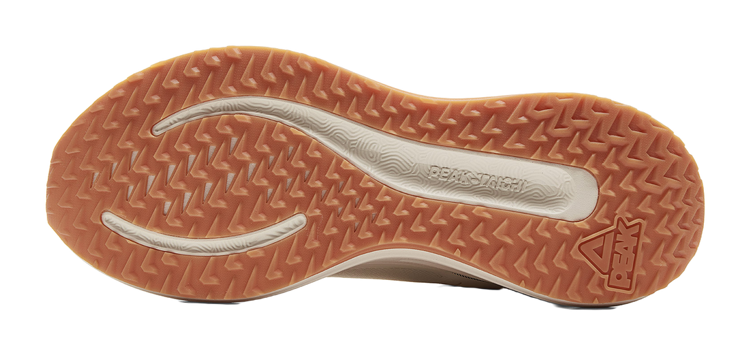 PEAK Cushioning, Slip Resistant, Abrasion Resistant, Rebound Low top Running Shoes Men's Canvas White Black 