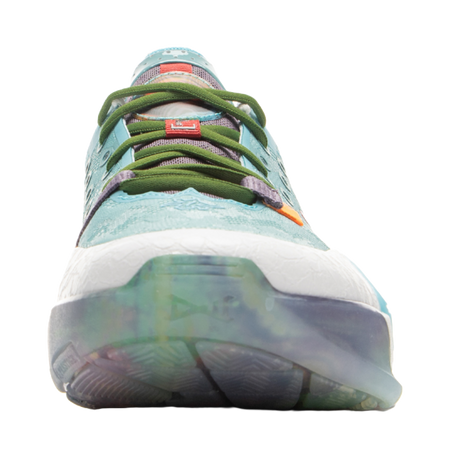 LiNing Anti Slip Wear Resistant Low Top Basketball Shoes Mens Turquoise  VJSNEAKER