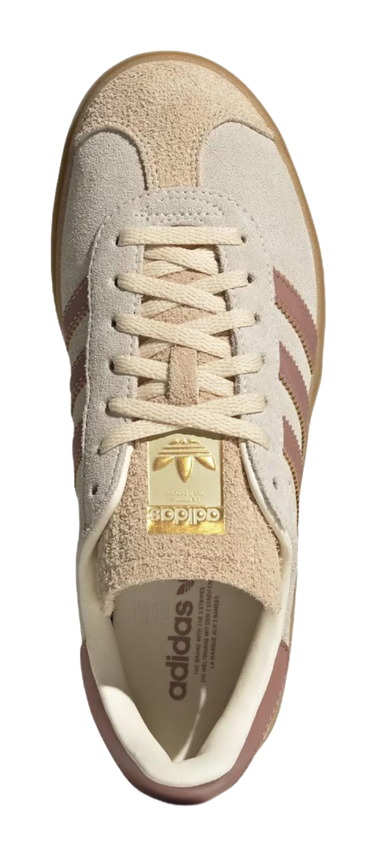 Adidas Wmns Gazelle Cream Sand Strata Gum Womens  vjsneaker.com