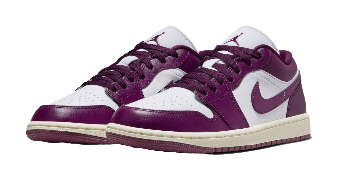 Jordan 1 Low Bordeaux Womens  vjsneaker.com