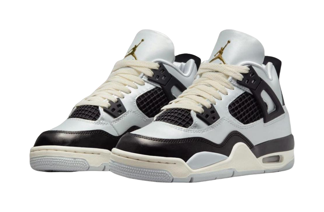 Air Jordan 4 GS Pure Platinum  vjsneaker.com