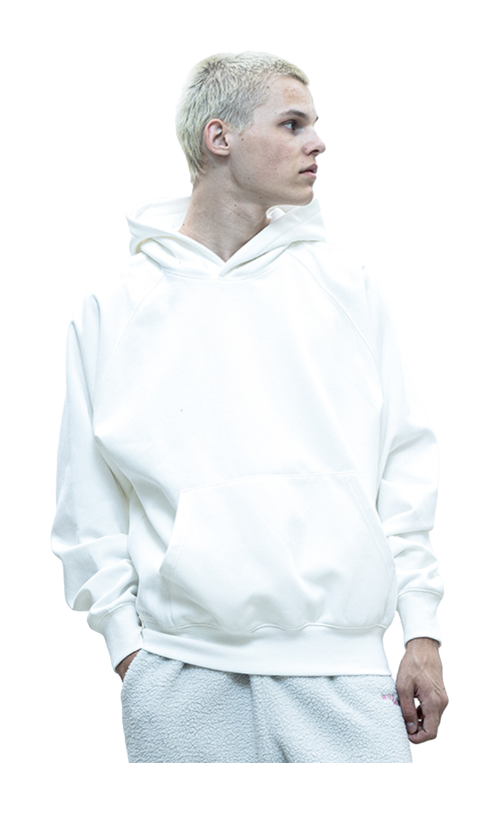 WHOOSIS letter embroidered LOGO hooded cover, classic and versatile, loose fit, campus multi-color, autumn and winter long sleeves with fleece hoodie, unisex  vjsneaker.com