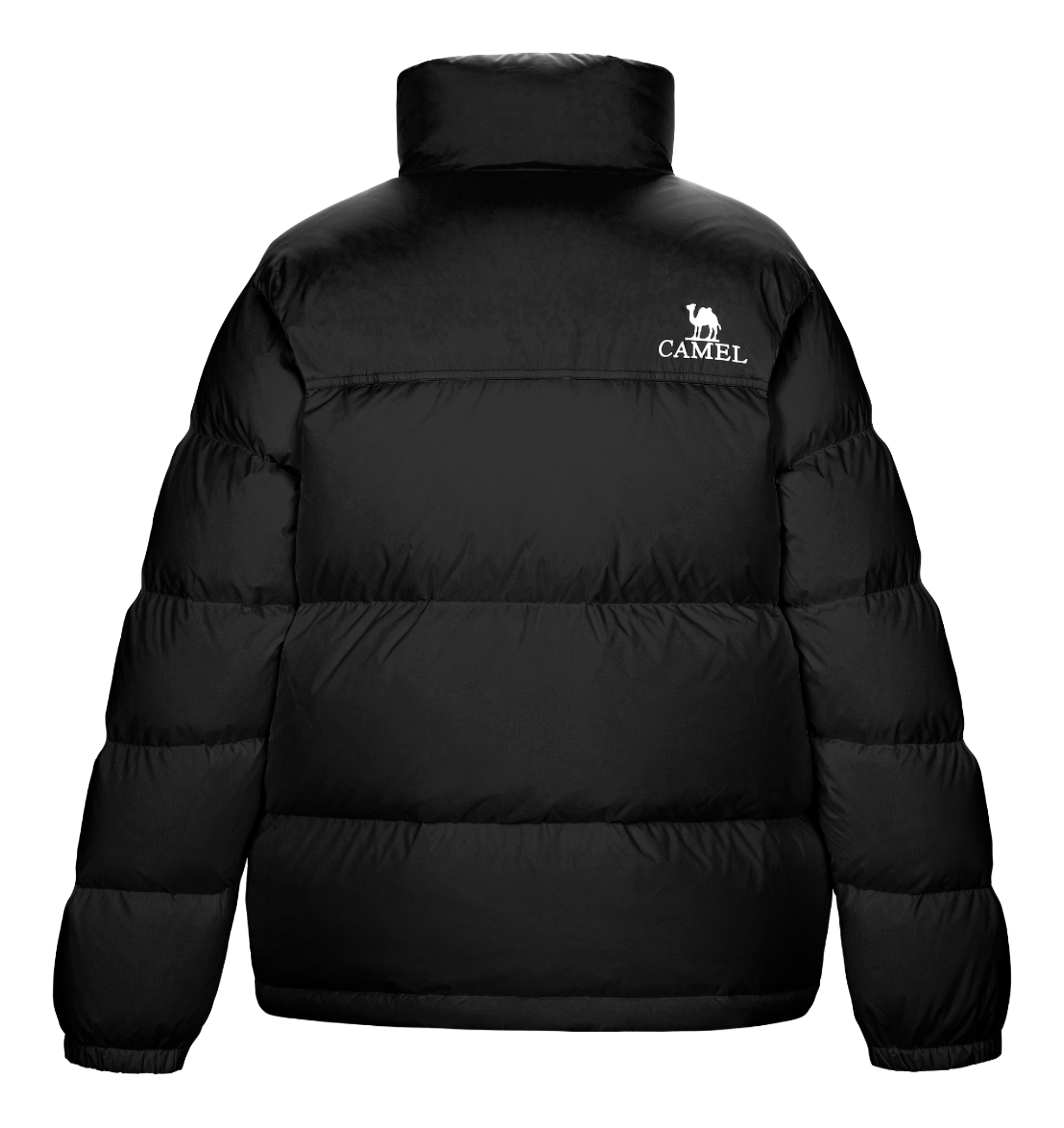 CAMEL Outdoor Color Block Soft Windproof Cold Resistant Down Jacket Unisex  vjsneaker.com