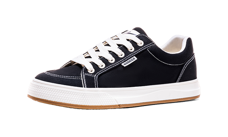 Warrior Slip Resistant Abrasion Resistant Low top Canvas Shoes Unisex Black  vjsneaker.com