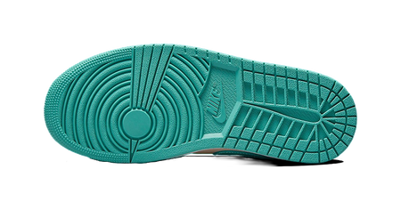 Air Jordan 1 Low Tropical Teal Sandy Beige Womens  vjsneaker.com