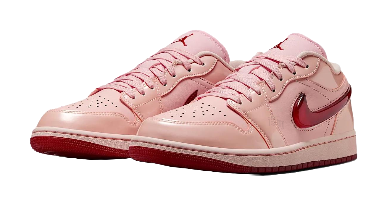 Jordan 1 Low Patent Valentines Day Womens  vjsneaker.com