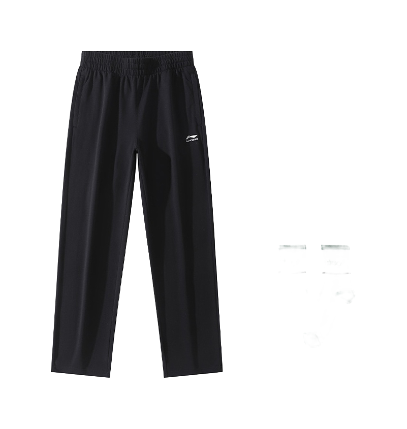 LiNing Sports Fashion Collection Knitted Sports Pants Mens Black  VJSNEAKER