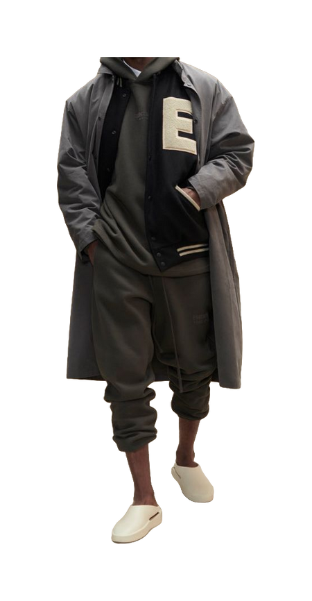 Fear Of God Essentials Knitted Sweatpants Unisex Gray Black  vjsneaker.com