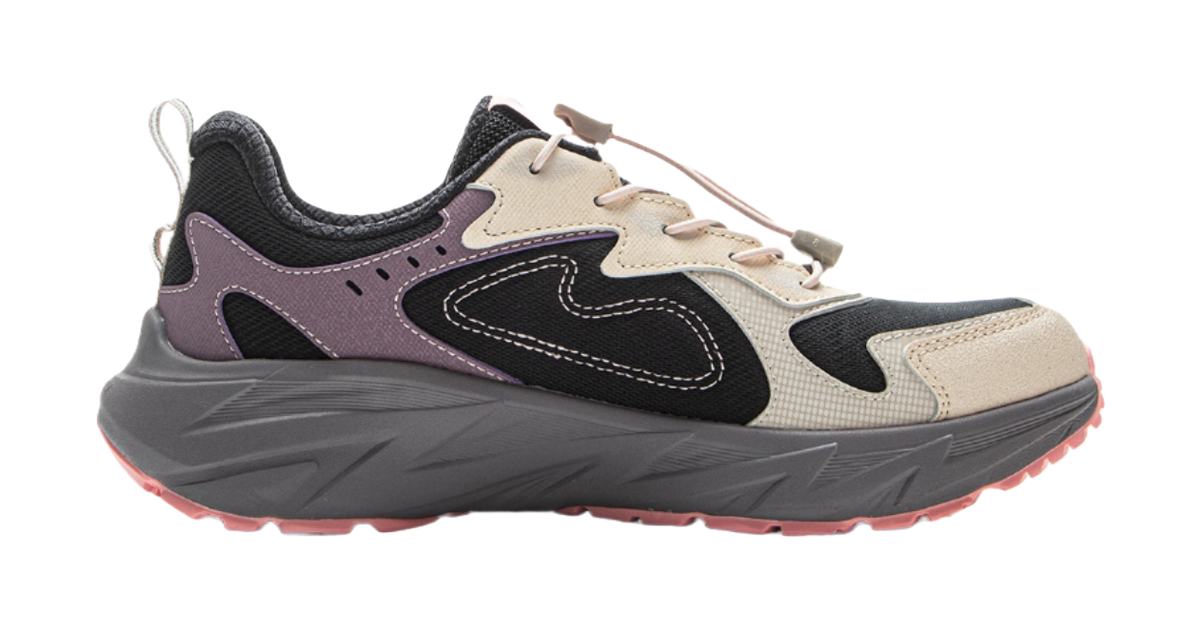 Li Ning children's outdoor synthetic leather vertical and horizontal V2 simple casual grip children's outdoor shoes  VJSNEAKER