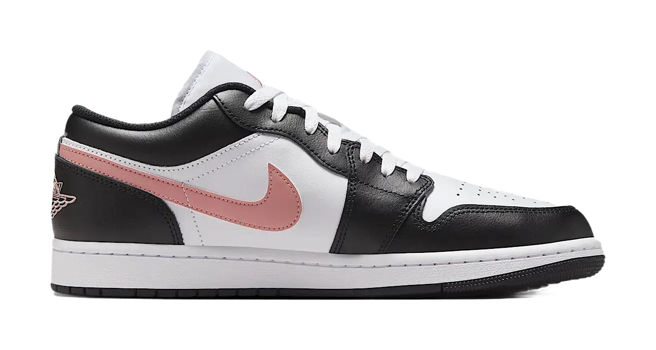 Jordan 1 Low Black Rust Pink  vjsneaker.com