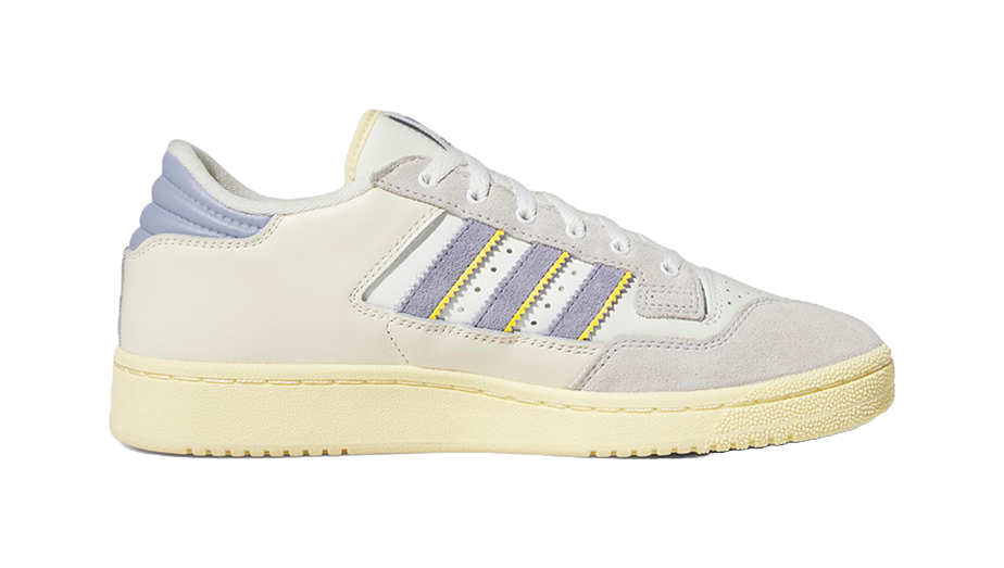 Adidas Centennial 85 Low Crystal White Silver Violet  vjsneaker.com