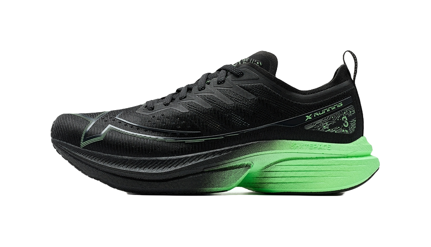 XTEP Cushioning Rebound Support Wear-Resistant Slip-Resistant Low-Top Training Running Shoes Men's Aurora Night Shadow 