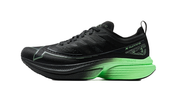 XTEP Cushioning Rebound Support Wear-Resistant Slip-Resistant Low-Top Training Running Shoes Men's Aurora Night Shadow 