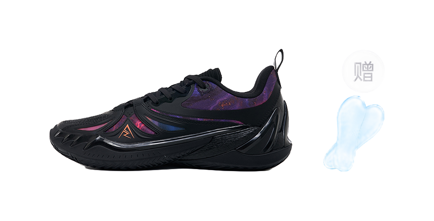 Rigorer Austin Reaves AR3 'Apollo' - Black/Purple/Orange Apollo+Reeves Sports Edition insole