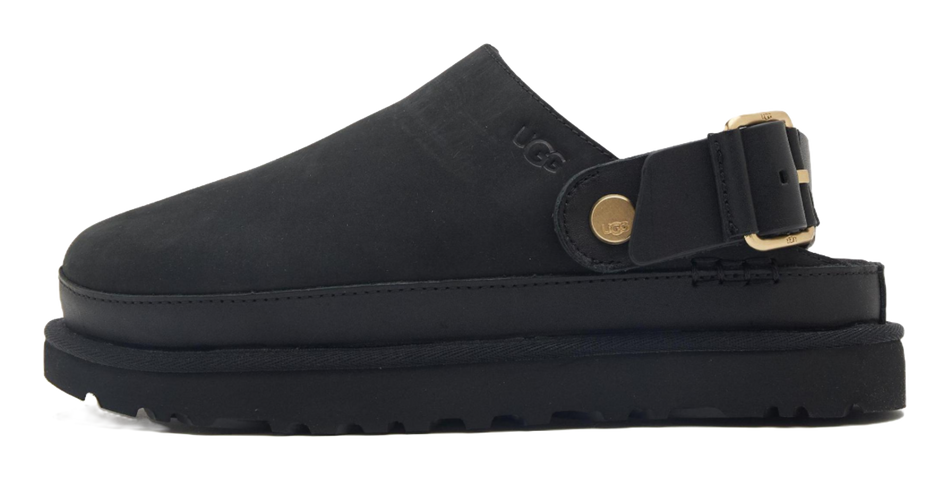 UGG Goldenstar Clog Casual Single Shoes Womens Black  vjsneaker.com