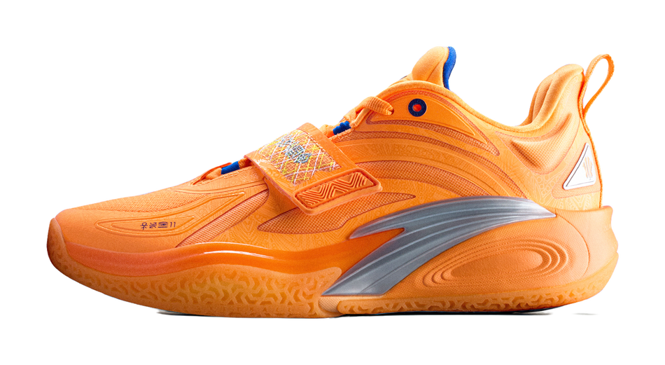 ANTA KAI 1 "Diamonds" 112711102S-1 - Low Basketball Shoe Unisex Neon Glaze Orange-1