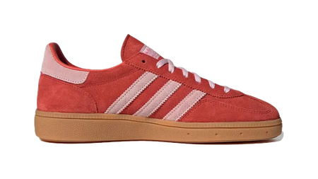 adidas originals Handball Spezial Bright Red Clear Pink Womens  vjsneaker.com