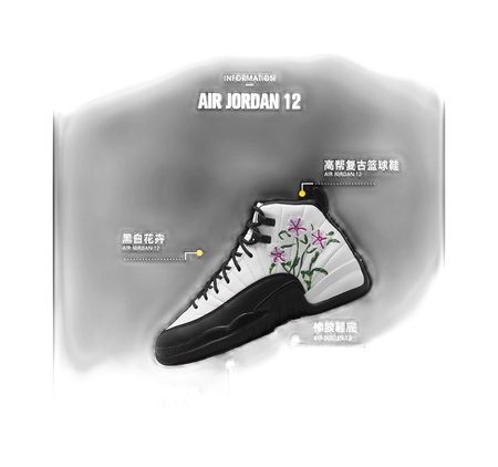 Jordan 12 Retro Floral GS  VJSNEAKER