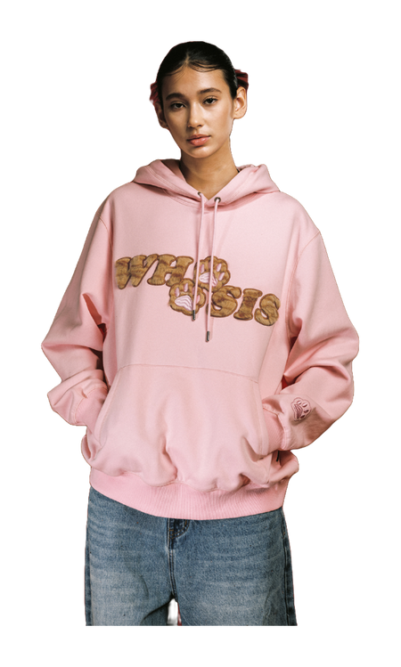 WHOOSIS Plush Cat Claw Patch Cute Fury Casual Plus Plush Loose Versatile Hoodie Hoodie Hoodie Hoodie Unisex  vjsneaker.com