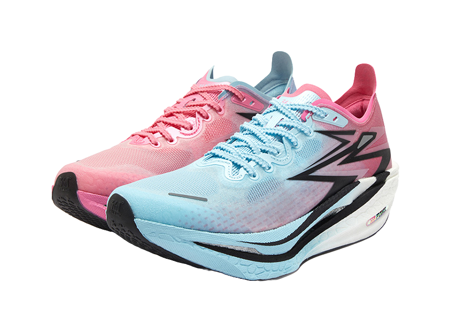 361 Degrees Flying Flame 4 'Reverse' - Running Shoes Unisex Blue/Pink Blue Pink Mandarin Ducks