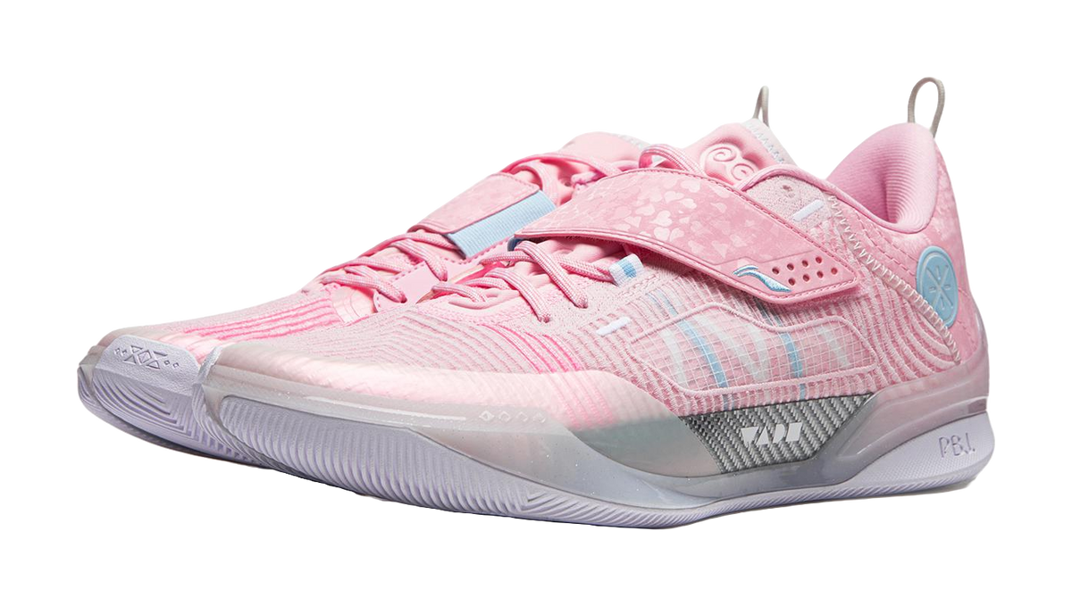 Li Ning Wade 808 4 Ultra Cushioning Abrasion Resistant Lightweight Rebound Low top Basketball Shoes Mens Pink  vjsneaker.com