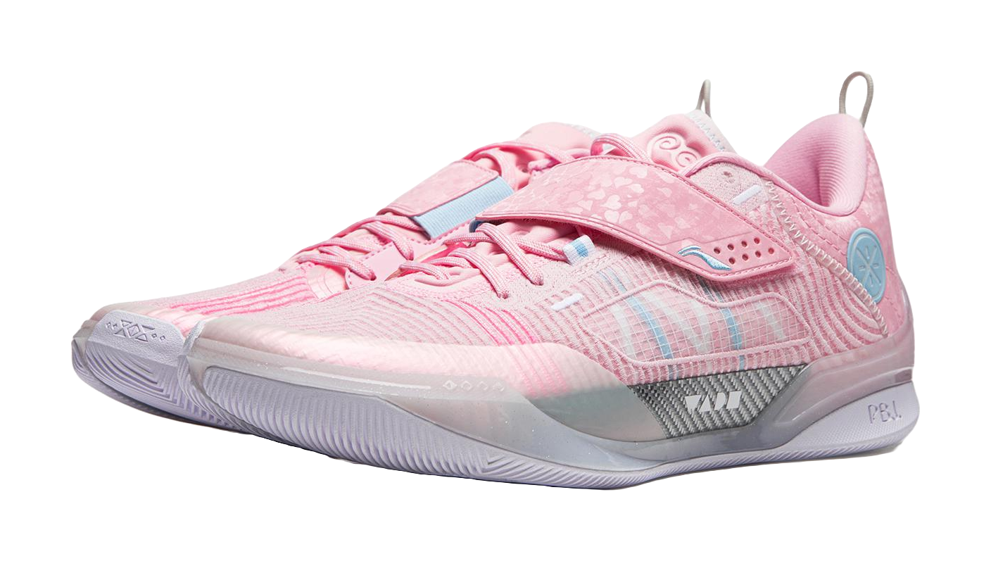 Li Ning Wade 808 4 Ultra Cushioning Abrasion Resistant Lightweight Rebound Low top Basketball Shoes Mens Pink  vjsneaker.com