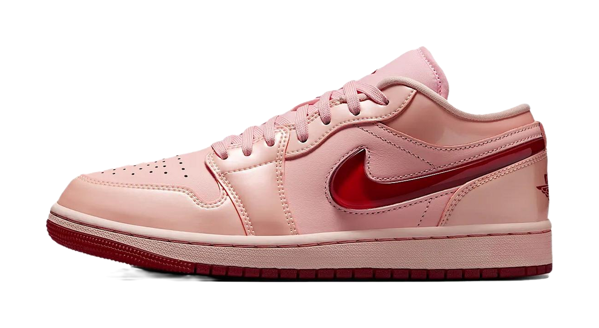 Jordan 1 Low Patent Valentines Day Womens  VJSNEAKER