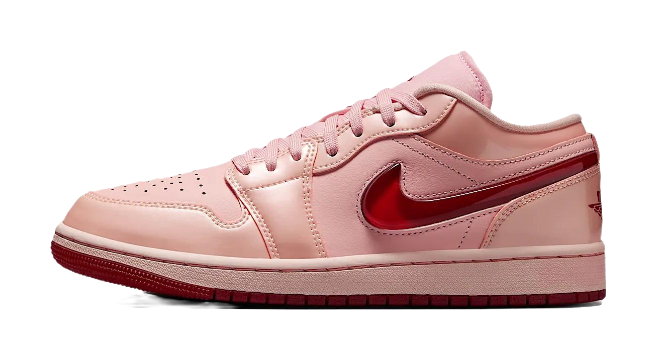 Jordan 1 Low Patent Valentines Day Womens  VJSNEAKER