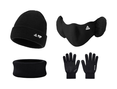 Pick RIGHT series autumn and winter, with thickened velvet lining, warm and windproof locking, suitable for cycling sports without tying the head. Polyester (polyester fiber) wool cap for both men and women, suitable for couples  VJSNEAKER