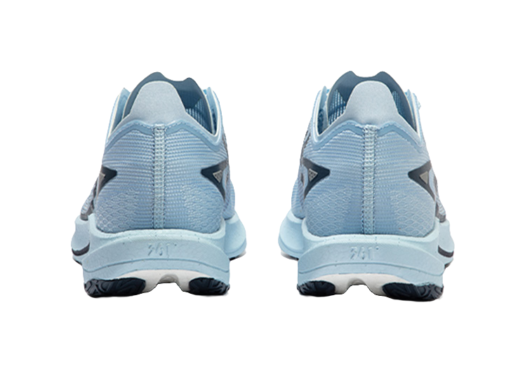 361° Speed Team Shock Absorbers Slip Resistant Abrasion Resistant Breathable Low top Running Shoes Unisex Glacier Blue 