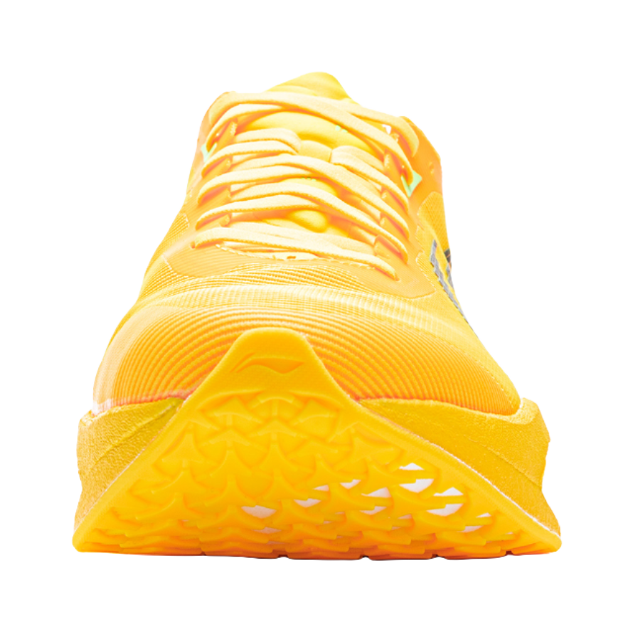 LiNing Trend Pro Cushioning Breathable Support Lightweight Rebound Low top Long Distance Running Shoes Unisex Yellow 