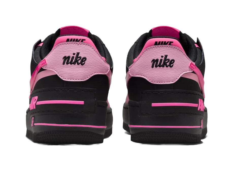 Nike AF1 Shadow Skateboard Shoes Womens Black Pink  vjsneaker.com