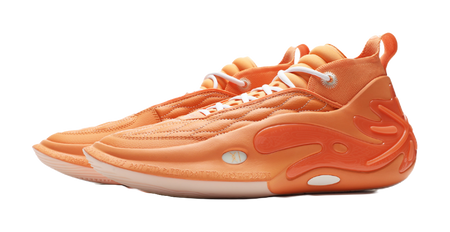 LiNing Wow11 Cushioning Lightweight Rebound Mid-Top Basketball Shoes Mens Cloud Brocade Orange  VJSNEAKER