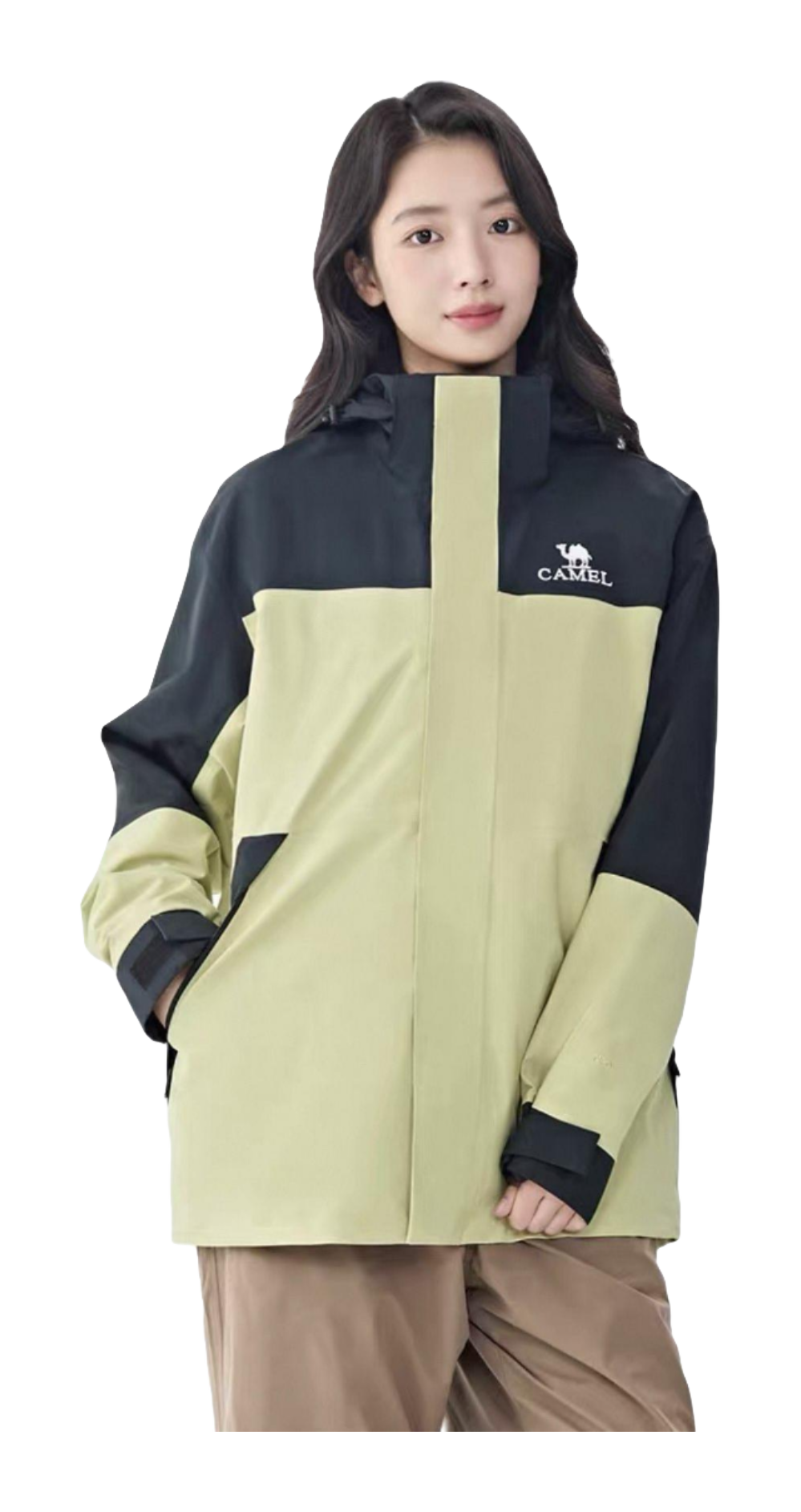 CAMEL Hiking Outdoor Adventure Waterproof, Windproof, Breathable, Abrasion Resistant, Thermal Windbreaker Jacket Unisex  vjsneaker.com