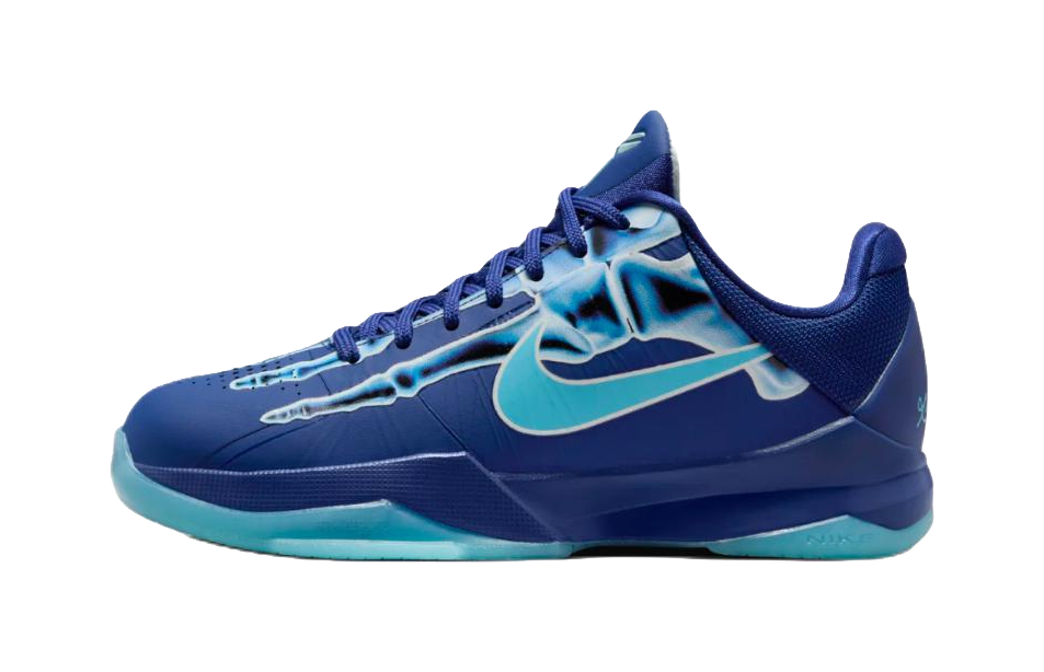 Nike Zoom Kobe 5 Comfortable Low top Childrens Basketball Shoes Blue Unisex  Vertical Jump Group USA Inc.